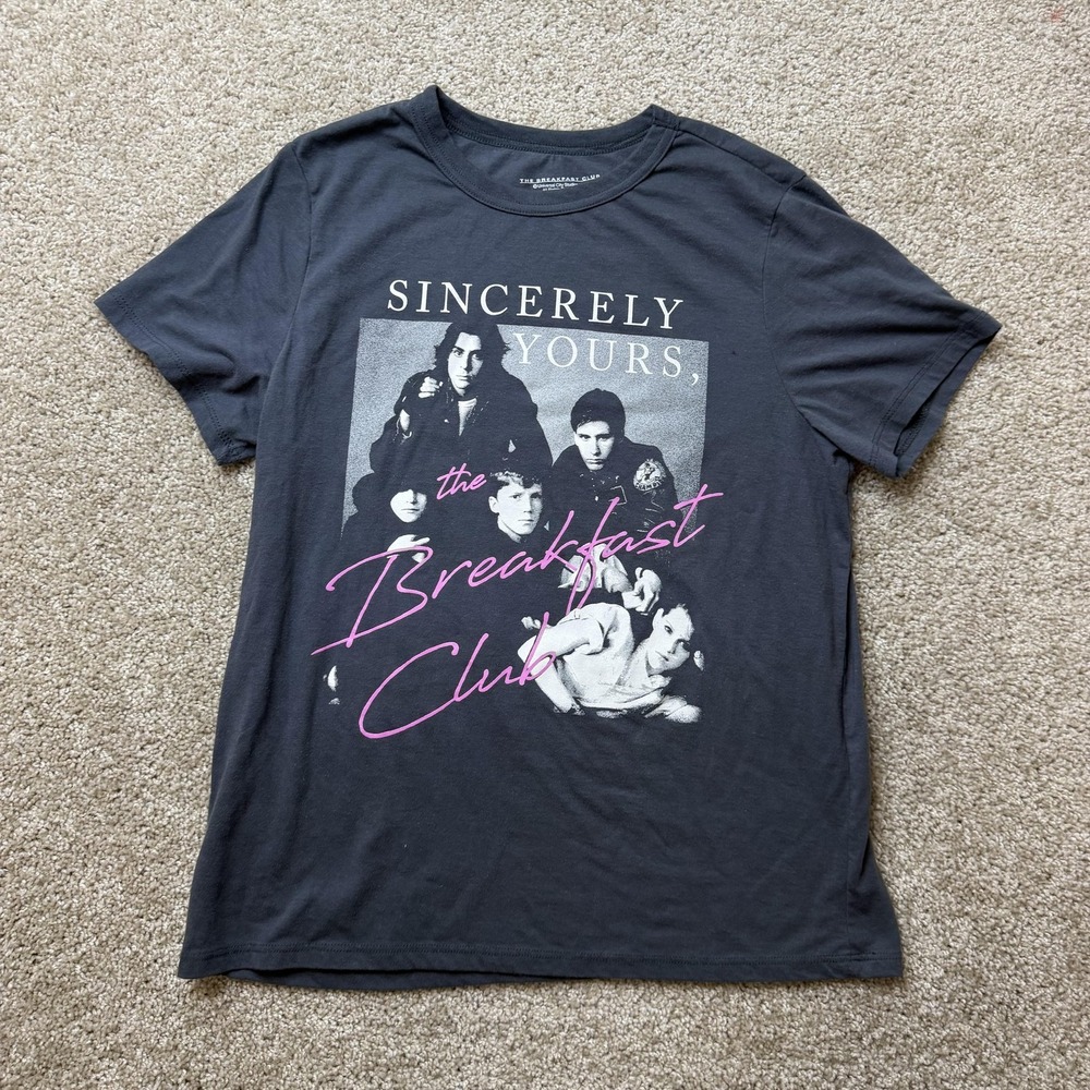 The Breakfast Club Hybrid Apparel Shirt Mens Medium Black Sincerely Yours Tee